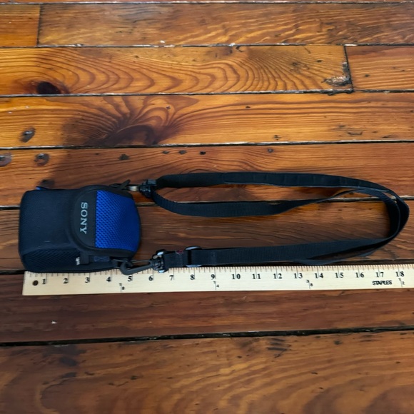 Sony Camera Case for Cyber Shot DSC Black & Blue - Picture 9 of 9